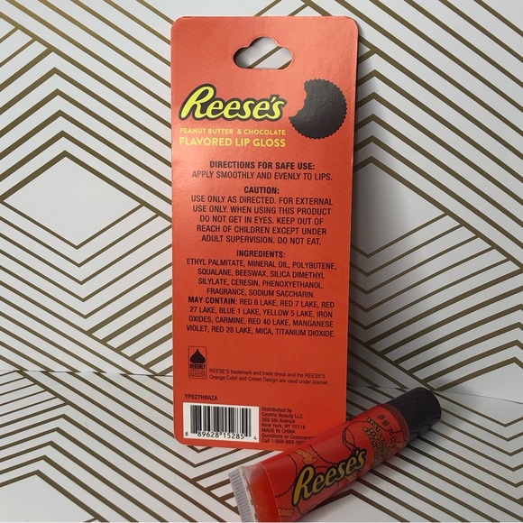 Hershey’s & Reese’s Milk Chocolate Peanut Butter Cup Flavor Lip Gloss Gift Set - Picture 5 of 15